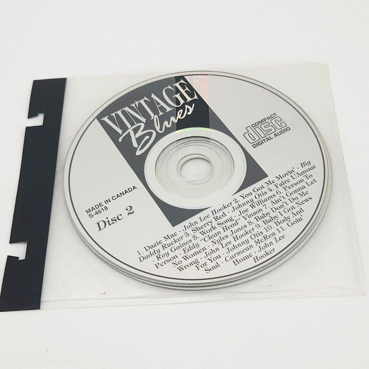 Vintage Blues Stevie Wonder 2 CD Tape Digital Audio Disc Various Artist 2 S-4618