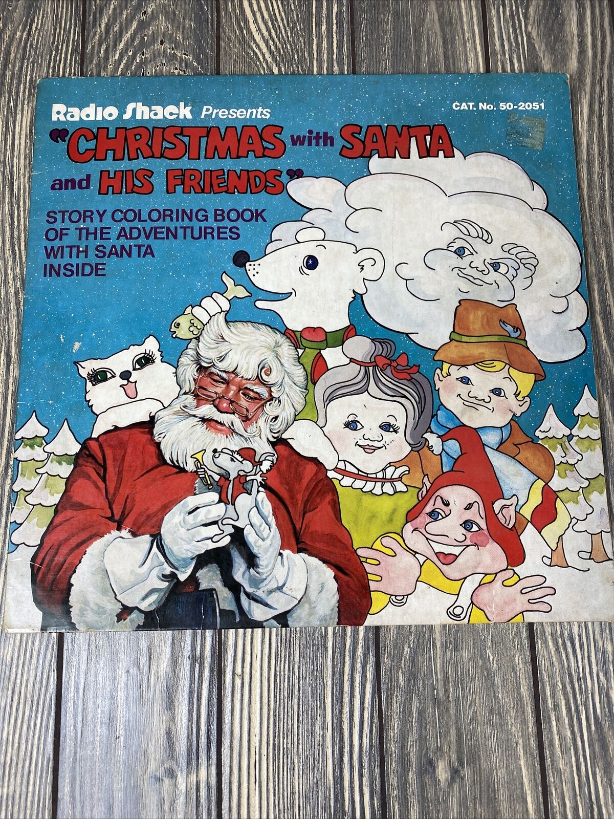 Christmas With Santa And His Friends Record 50-2052  1979 Vintage