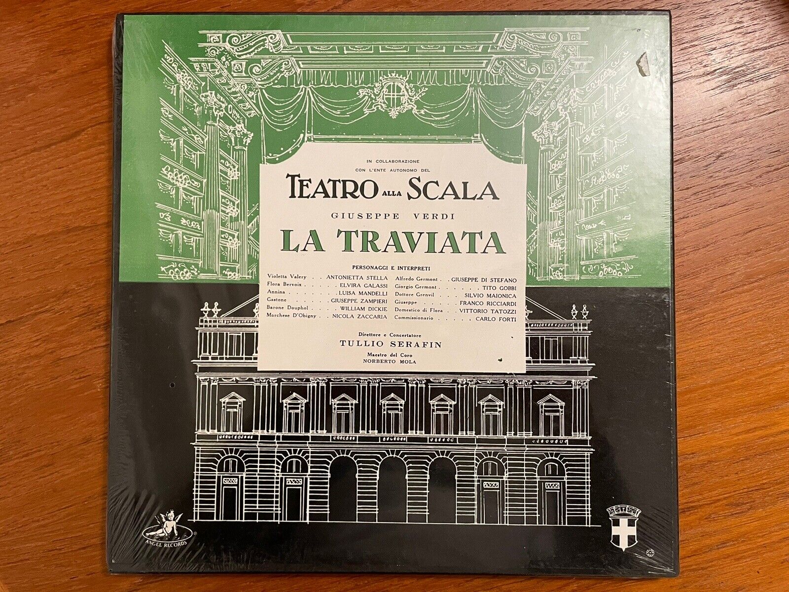 Sealed Vinyl Teatro alla Scala Giuseppe Verdi La Traviata Tullio Serafin BL 3545
