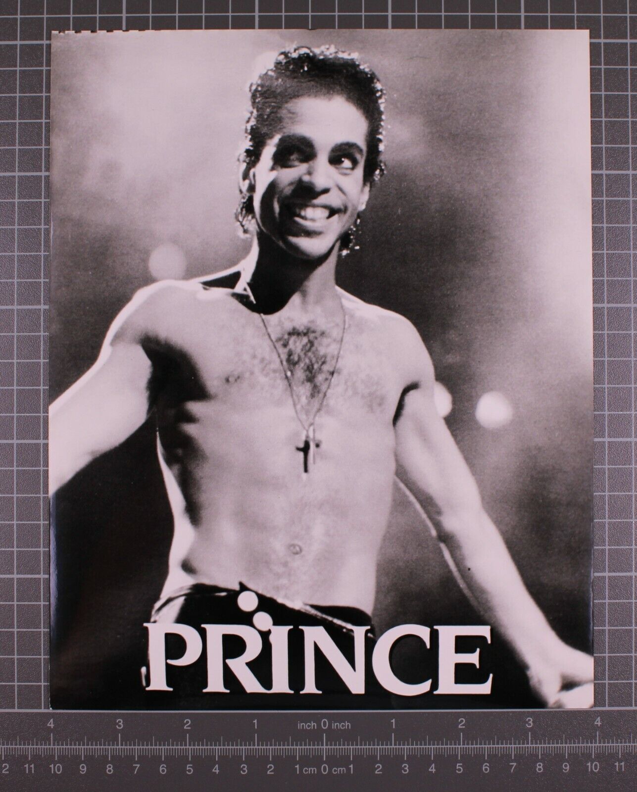Prince Photograph Original Vintage Black And White Promotion Circa Mid 1980\'s 