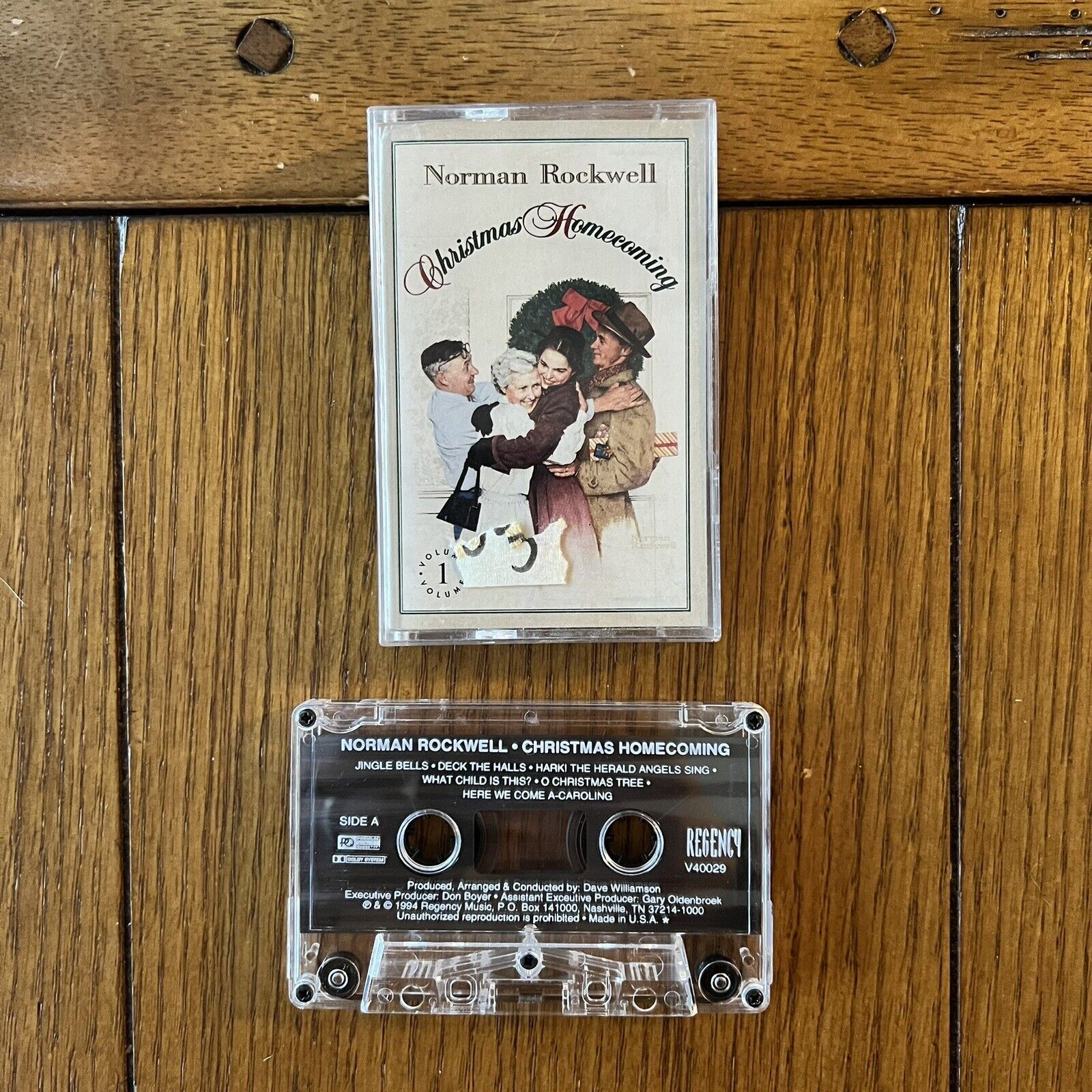 Norman Rockwell Christmas Homecoming Cassette Tape