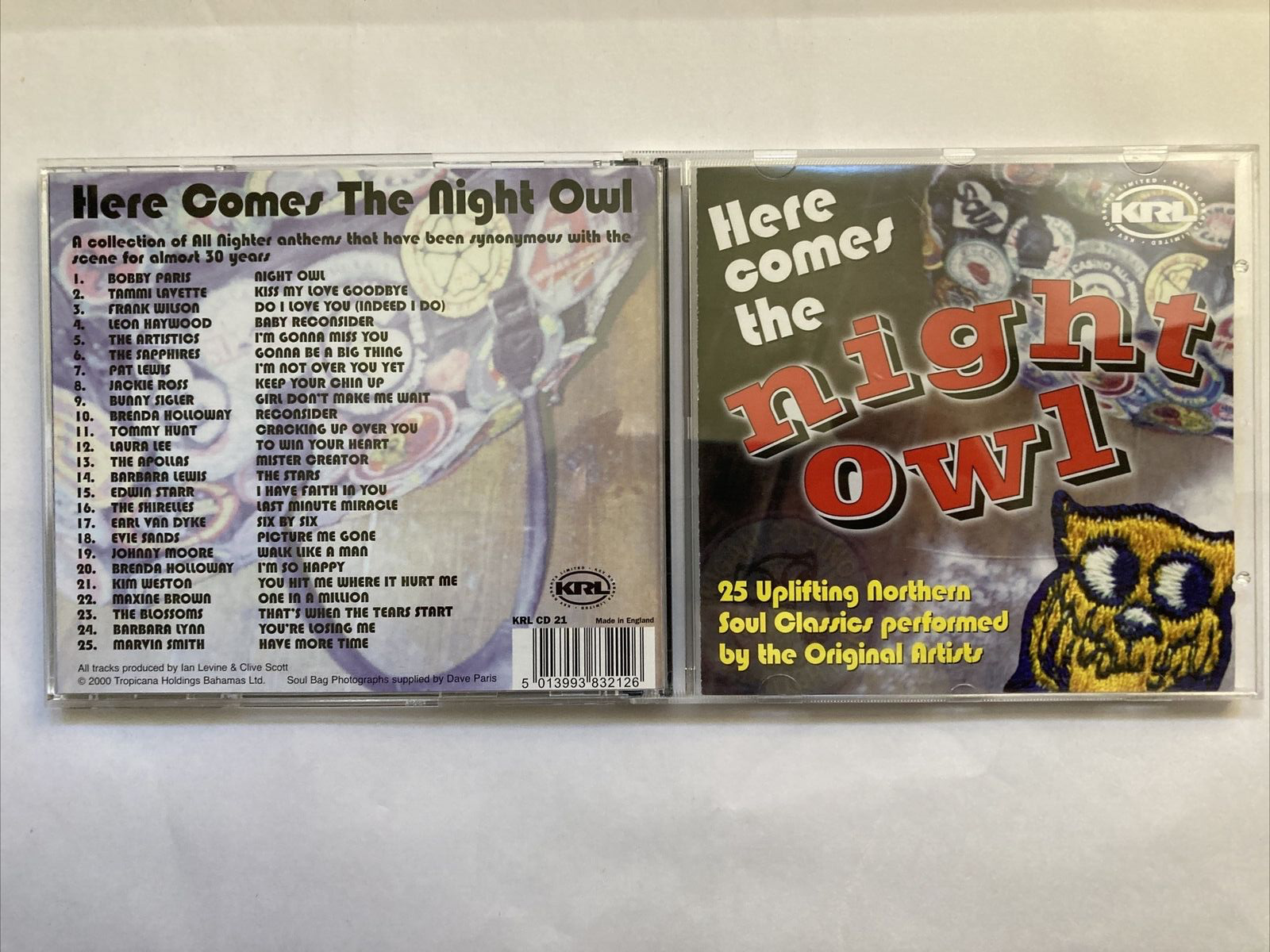 Various Artists - Here Comes The Night Owl CD - Barbara Lewis - Edwin Starr