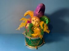 VINTAGE - JESTER Wind-Up Musical Box Head Moves While Playing Music picture