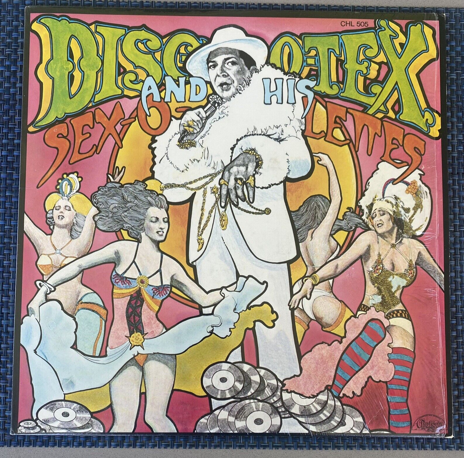 Vintage 1975 Chelsea Records “Disco-Tex” & his Sex-O-Lettes LP Record  Album