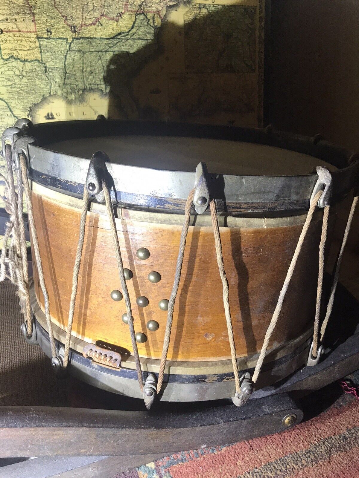 Civil War Snare Drum, Original.