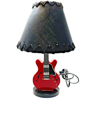 INLETTER Modern Creative Cartoon Desk Lamp Red Guitar In Mint Condition picture