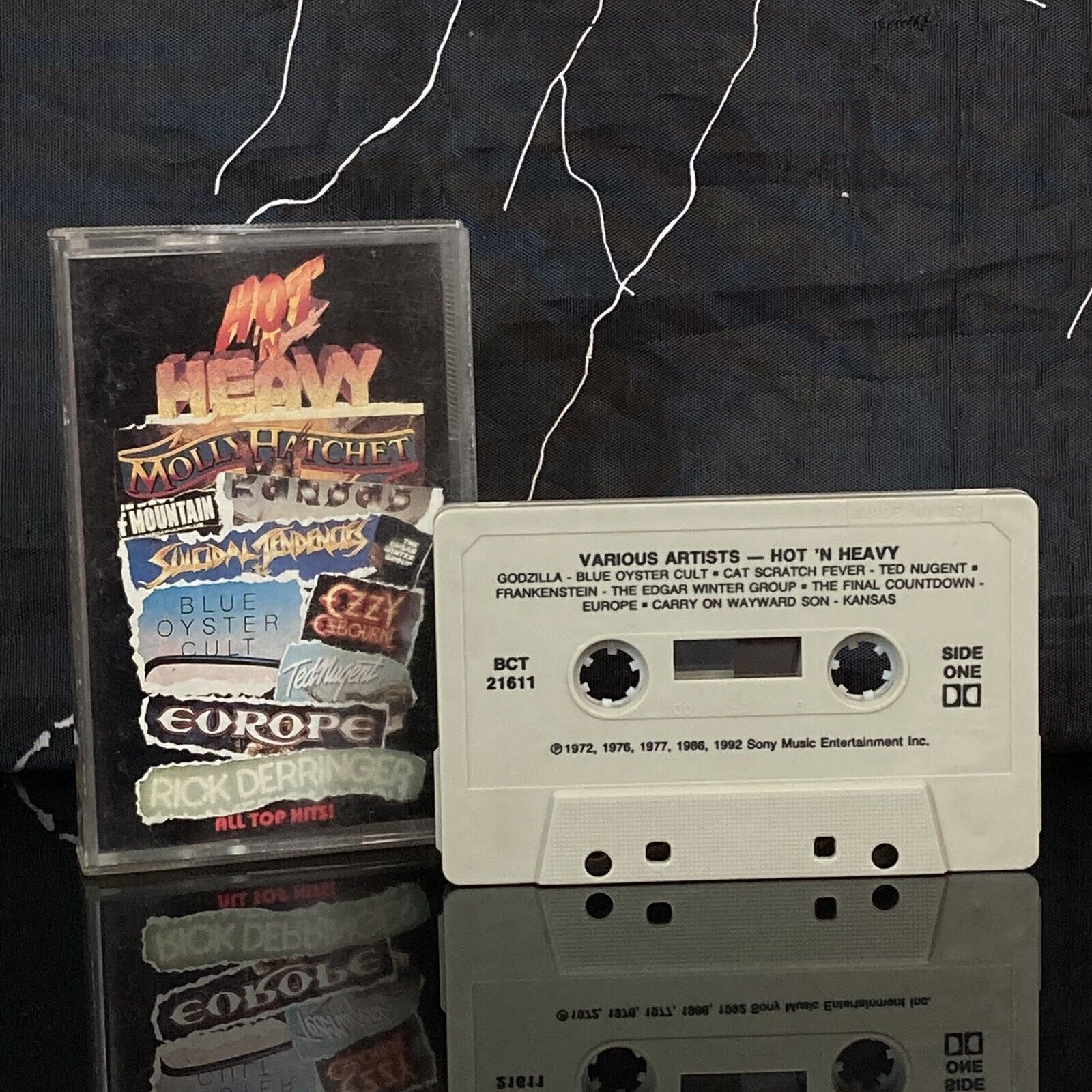 Hot ‘N Heavy - Various Artists - All Top Hits - Cassette Tape - 1991 Retro 🤘🏼