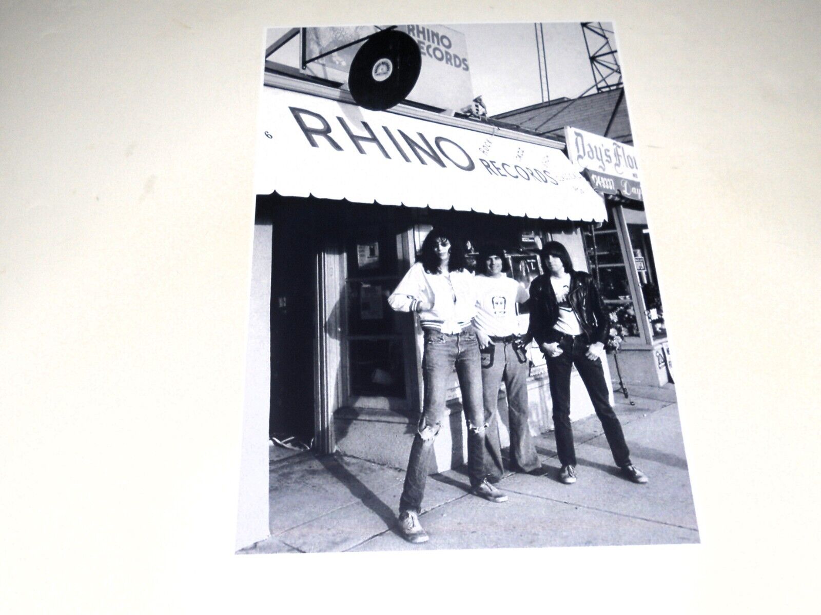 Ramones Joey, Johnny, Tommy Rhino Records LA, CA 1976 Vintage Poster 19\