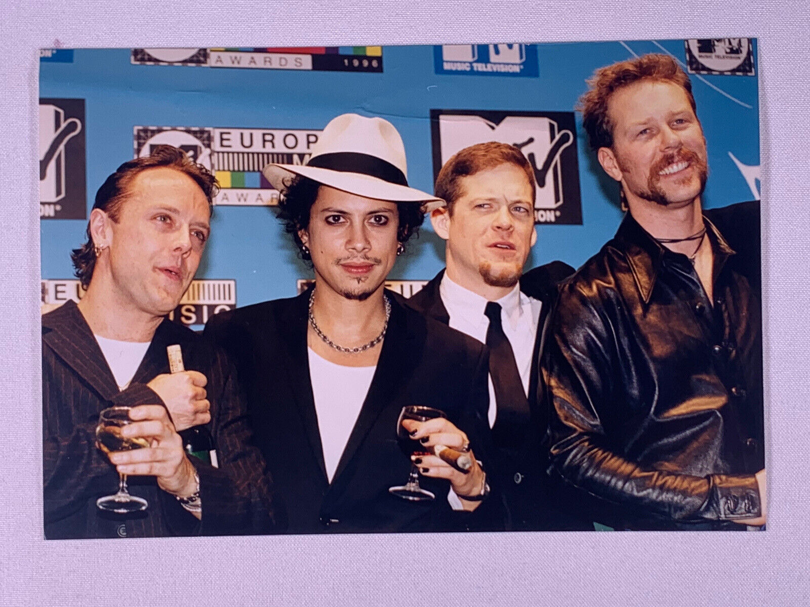 Metallica Photo and Press Release Vintage MTV Europe Awards 1996