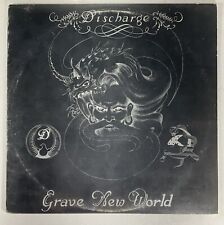 Discharge Grave New World LP PROMO Hauppauge Rock Hotel Records PRO-1221-DJ 1986 picture