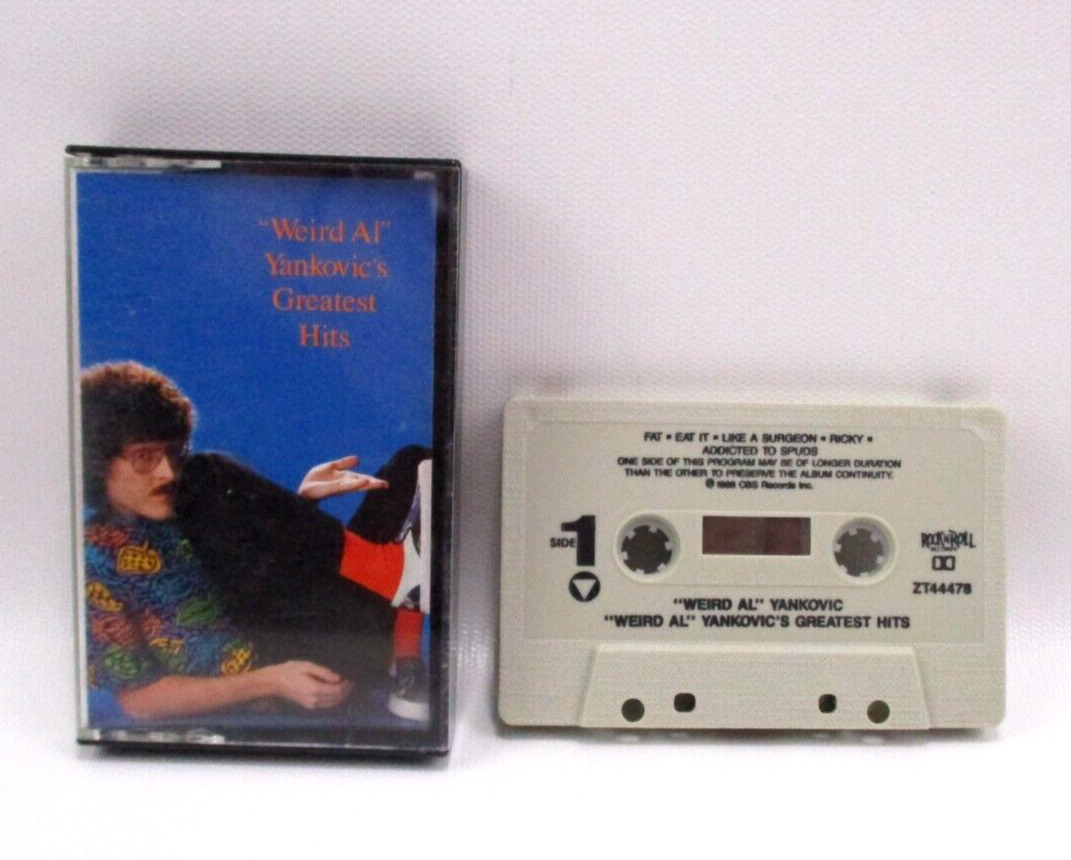 Vintage Weird Al Yankovic\'s Greatest Hits Cassette 1988 CBS Records TESTED