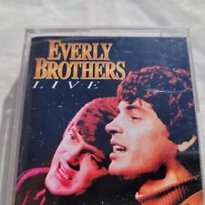 Everly Brothers Cassette Tape Live Album with Case picture