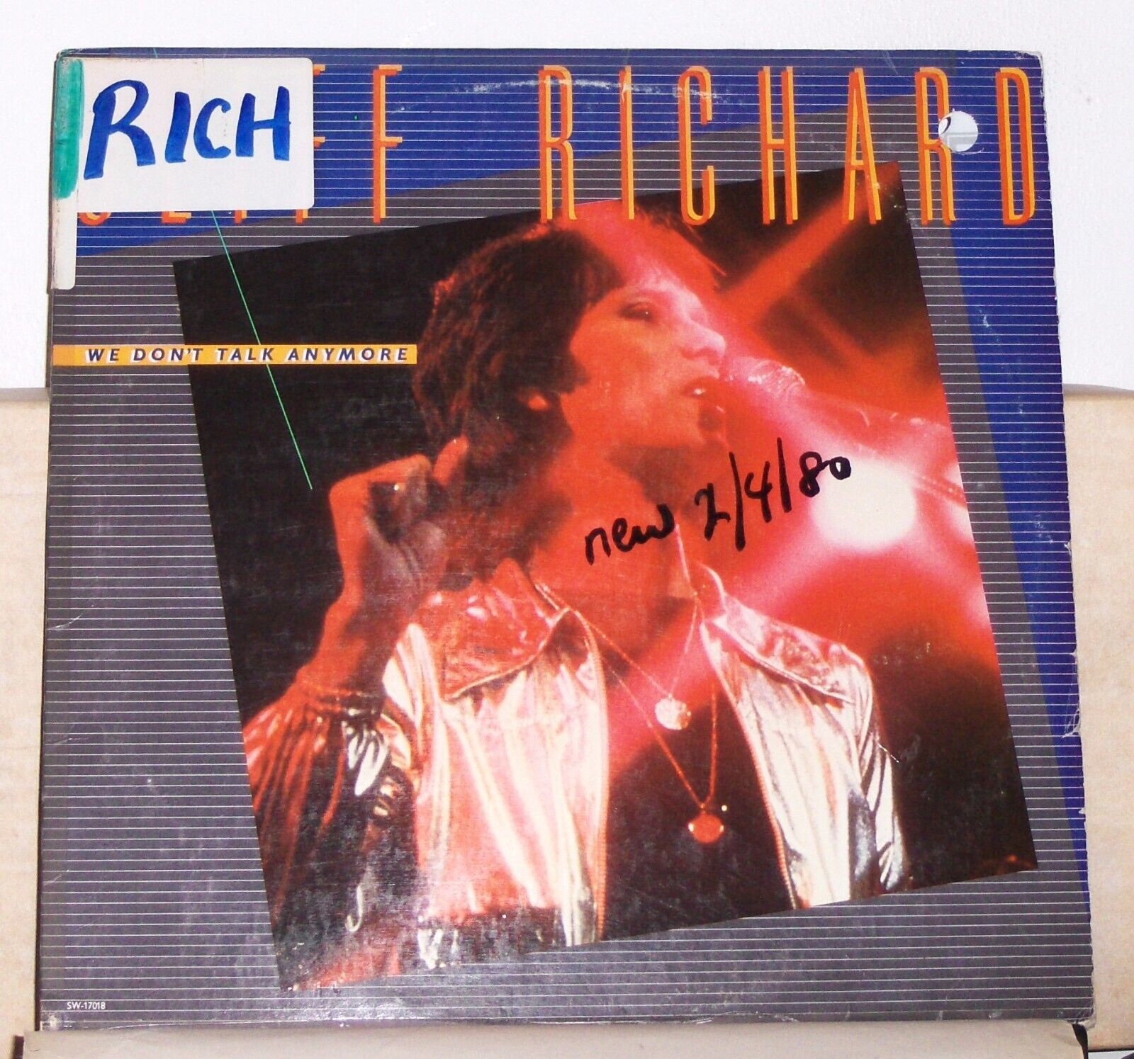 Cliff Richard – We Don't Talk Anymore - 1979 LP Record Album - Vinyl Excellent