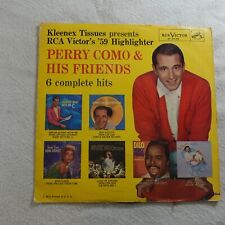 Perry Como Kleenex Tissues Presents 59 Highlighter RCA 45-55 Record Album Vinyl picture