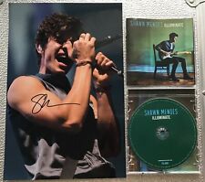 SHAWN MENDES,ILLUMINATE 2017 CD,+ 12” x 8”  GENUINE HAND SIGNED PHOTO,PLUS C.O.A picture