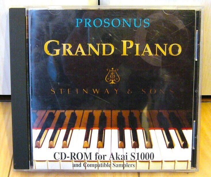 Prosonus Sampling Cd-Rom Akai S1000 Grand Piano Steinway Krypton Synthesize