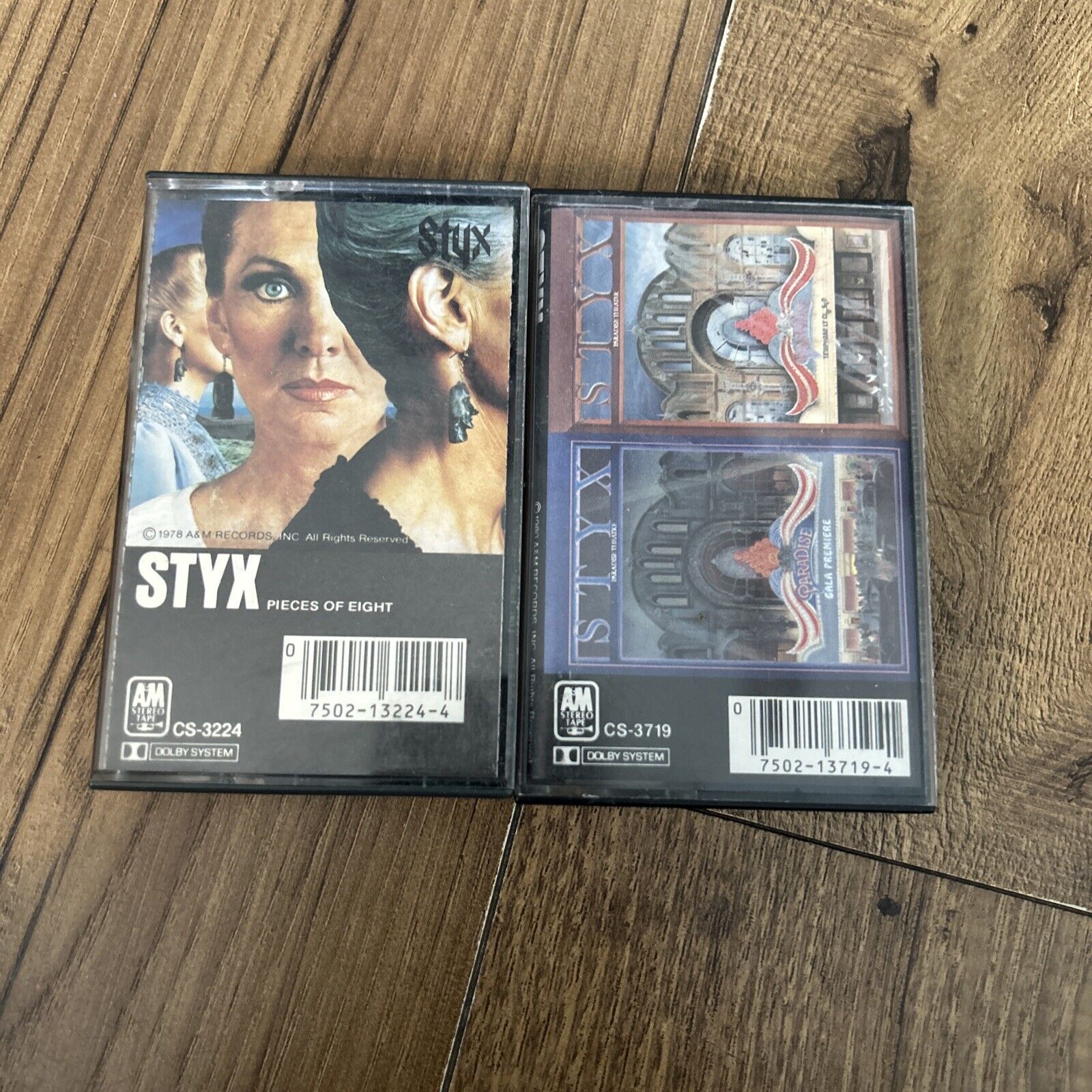 STYX  Two Cassette Tapes