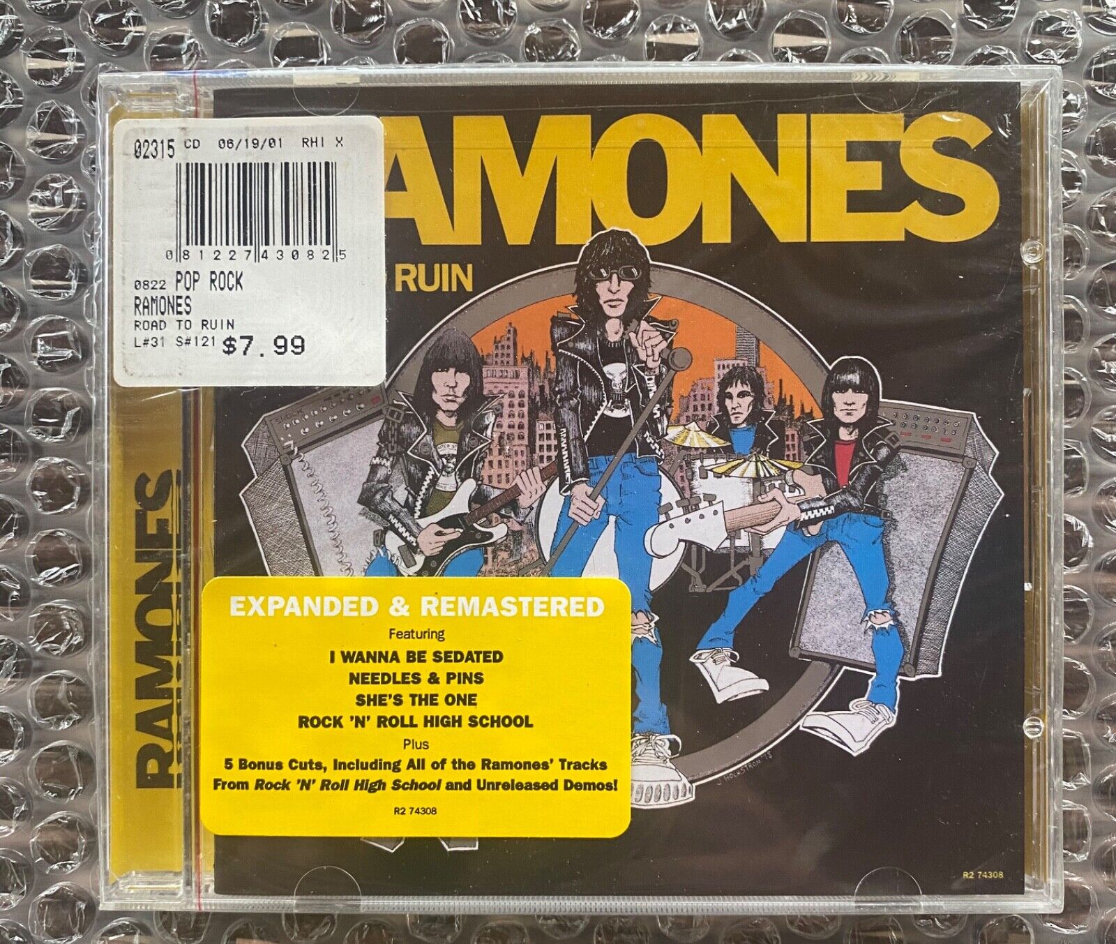 The Ramones - Road to Ruin (Expanded 1978- 2001 Remaster) CD Brand New