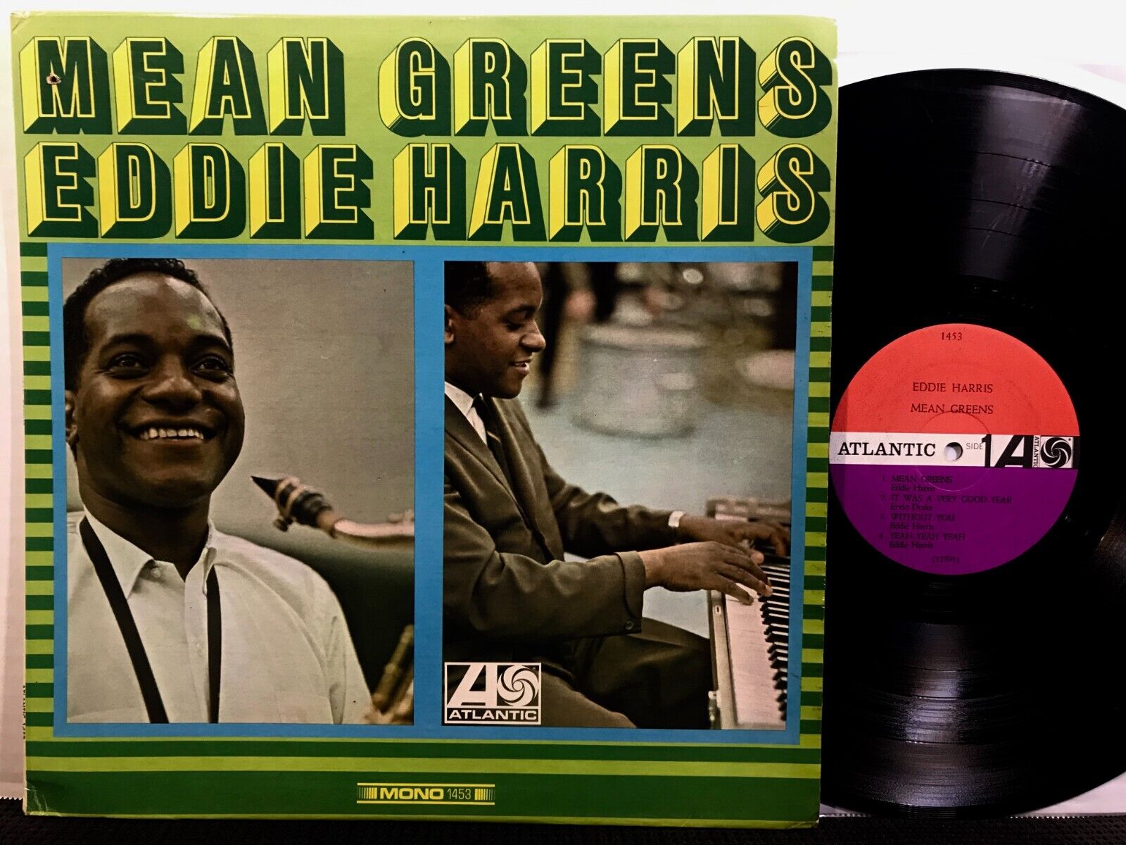 EDDIE HARRIS Mean Greens LP ATLANTIC 1453 MONO 1966 Jazz