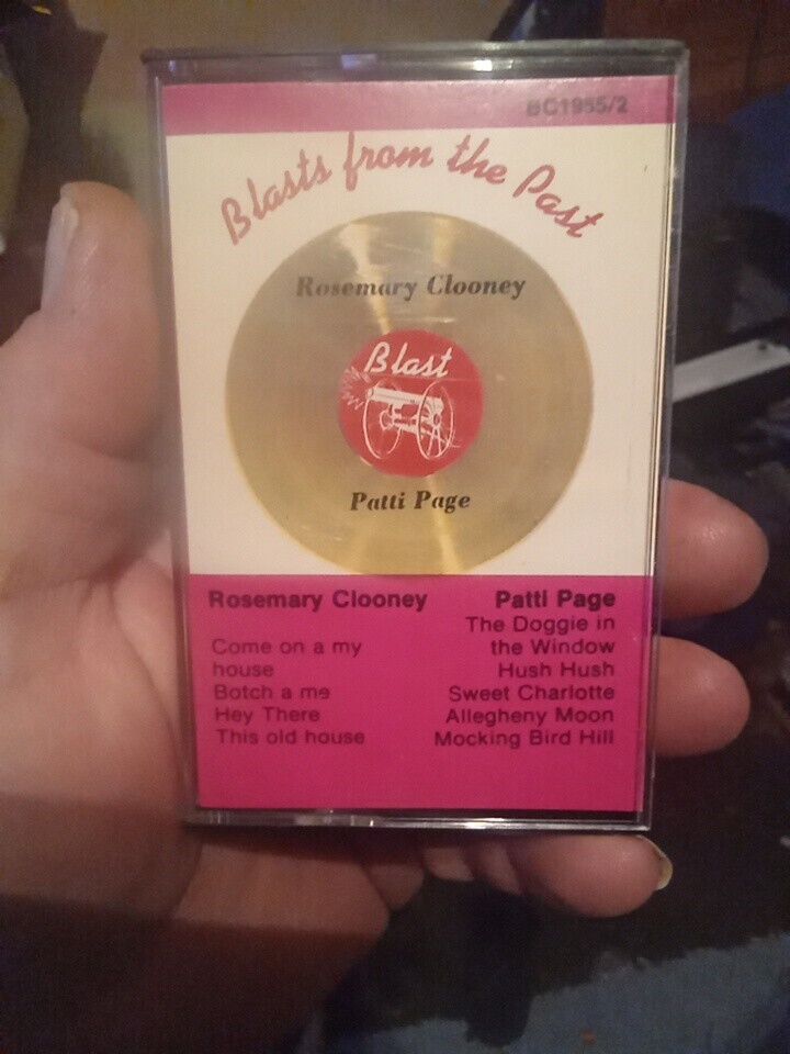 Very Rare Blast From The Past Rosemary Clooney Patti Page Purple Cover Cassette