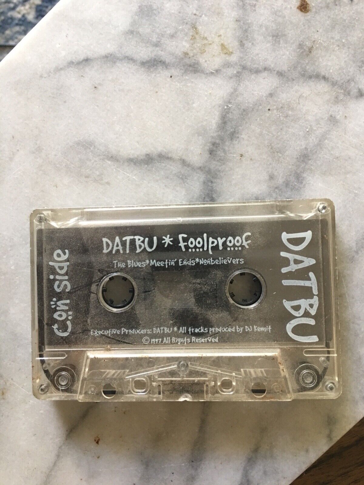 datbu FOOLPROOF cassette HIP HOP VINTAGE 