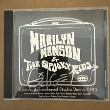 Marilyn Manson Rare Live & Unreleased Demos CD Signed By The Bassist Gidget Gein picture