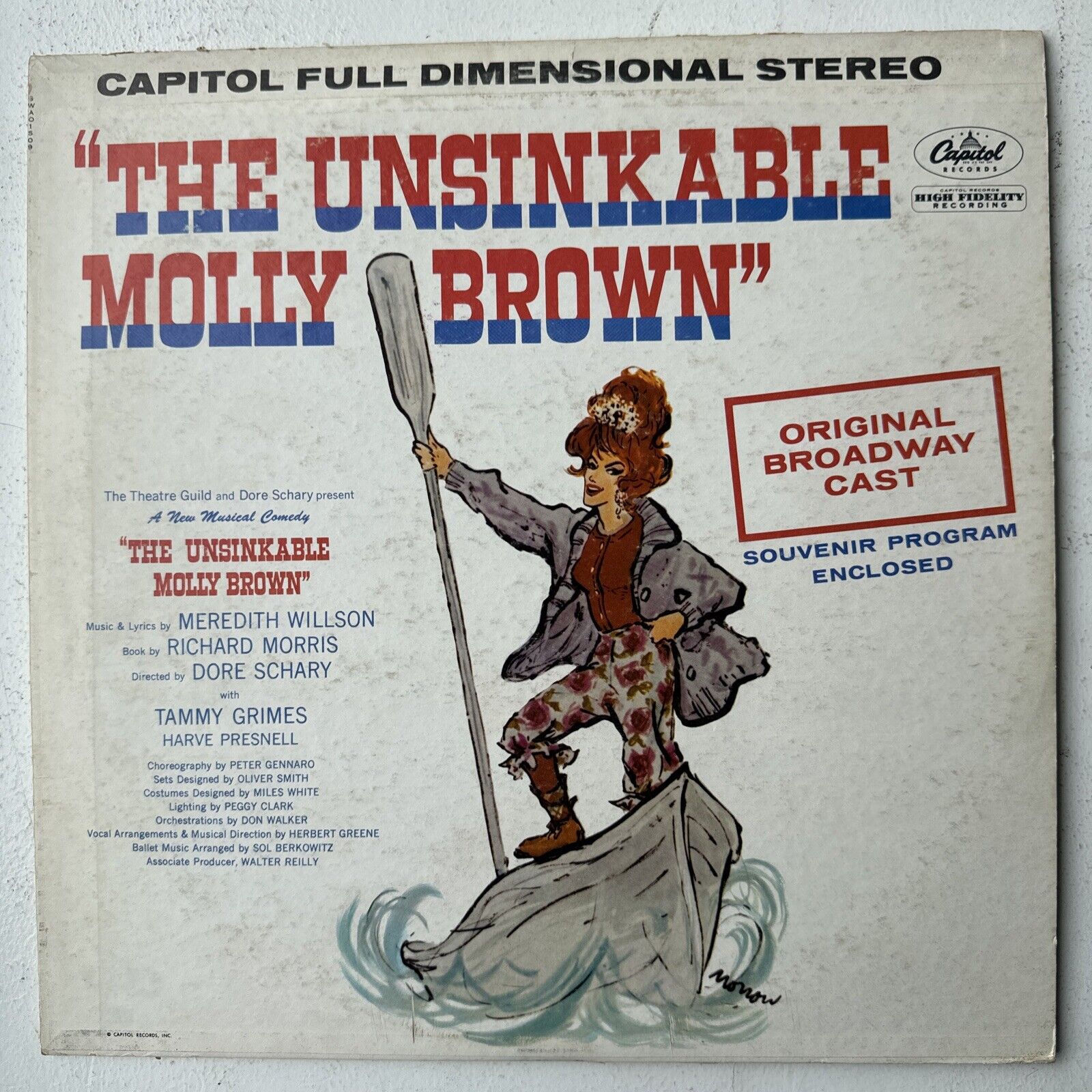 The Unsinkable Molly Brown-original cast Capitol Records Tammy Grimes SWAO1509