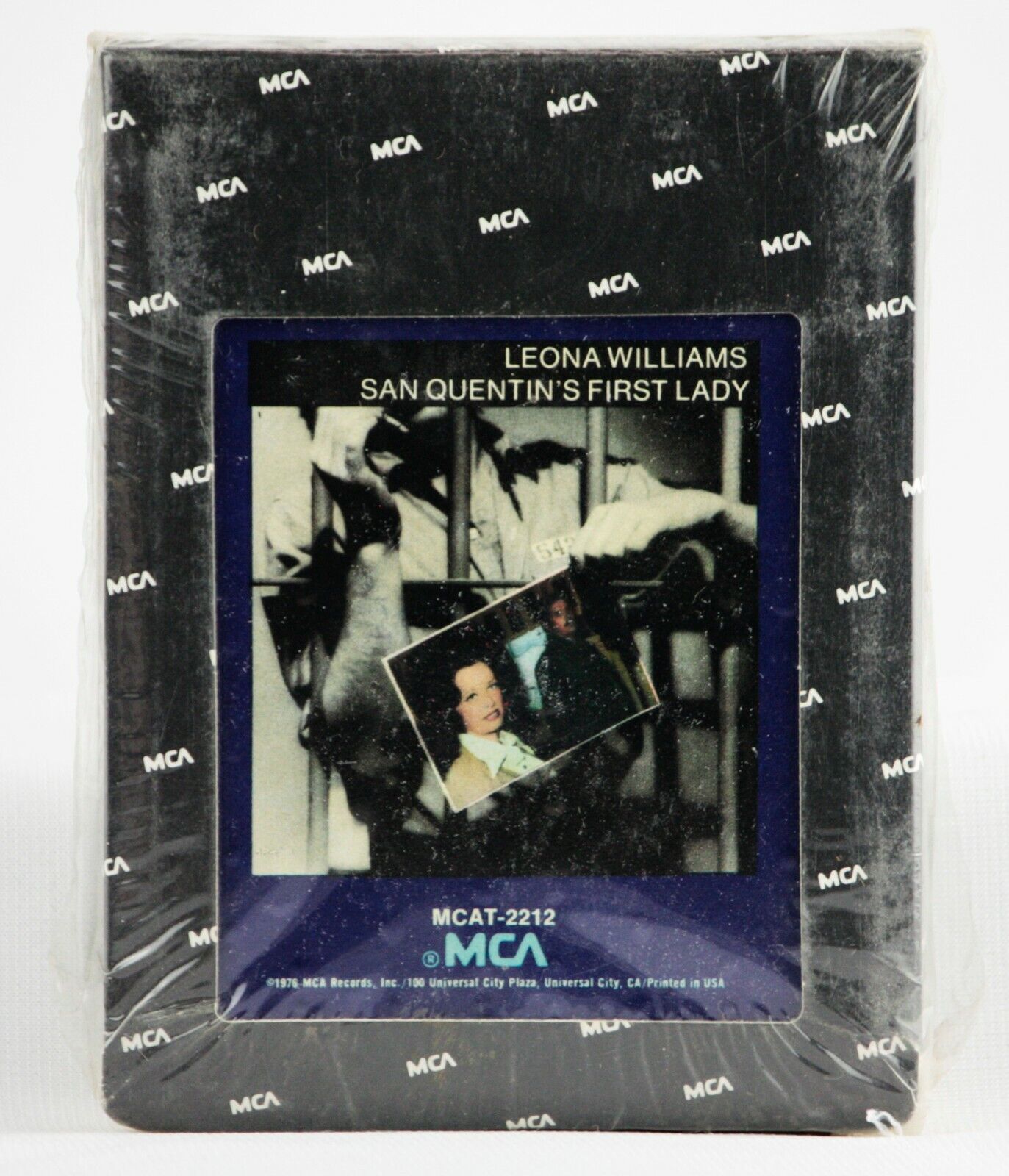 Vintage NOS 8 Track Tape UNTESTED Leona Williams San Quentin First Lady MCA 1976