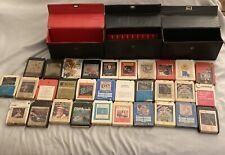 Lot of 30 - 8 Track Tapes and 3 Cases. Untested And Need Repair Vintage Soul picture