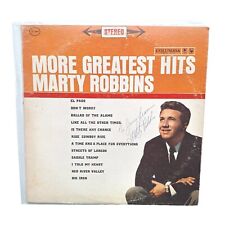 Marty Robbins More Greatest Hits Columbia CS 8435 1961 Signed picture