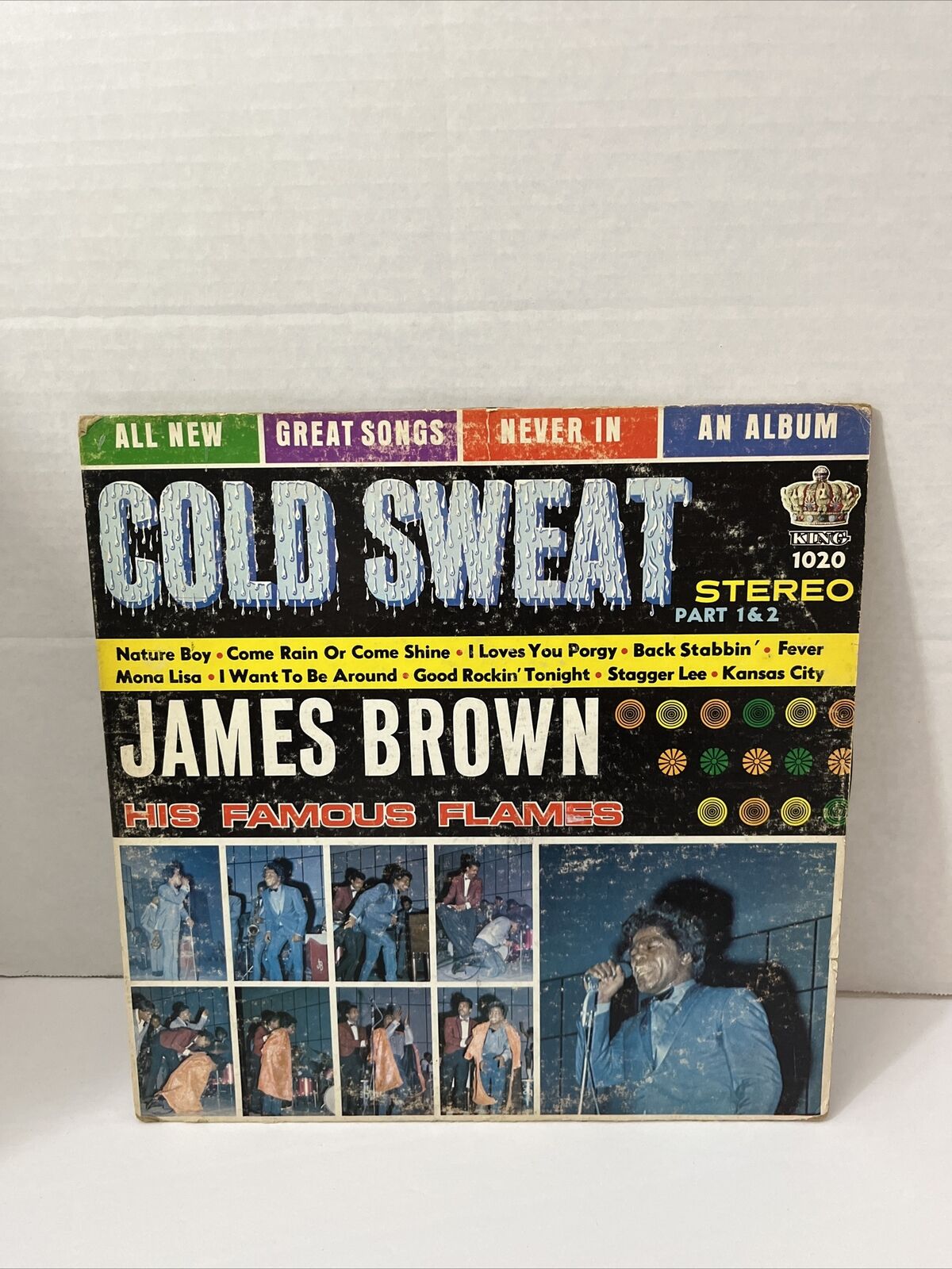 James Brown & His Famous Flames  Cold Sweat Lp 1967 King 1020 Tested
