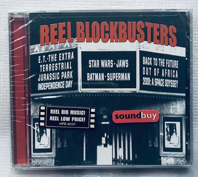 Reel BlockBusters: 2001: A Space Odyssey; Star Wars; Batman Theme. NEW SEALED CD