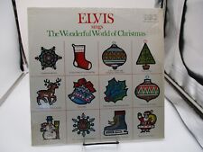 ELVIS PRESLEY The Wonderful World Of Christmas LP Record Album Ultrasonic EX picture