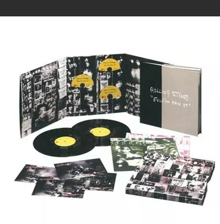 The Rolling Stones Exile on Main Street BOX SET - 2-CD, 2-VINYL, BOOK, DVD