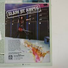 vintage 22x30cm magazine advert cutting AMPEG - NIKKI SIXX MOTLEY CRUE picture