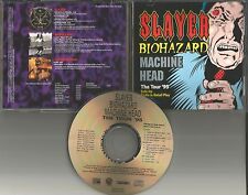 TOUR PROMO CD SLAYER w/ BIOHAZARD & MACHINE HEAD Live & Unreleased TRX 1995 USA  picture