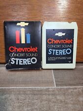 VINTAGE 1972 CHEVROLET CONCERT SOUND STEREO PROMO 8 TRACK TAPE WITH SLEEVE picture