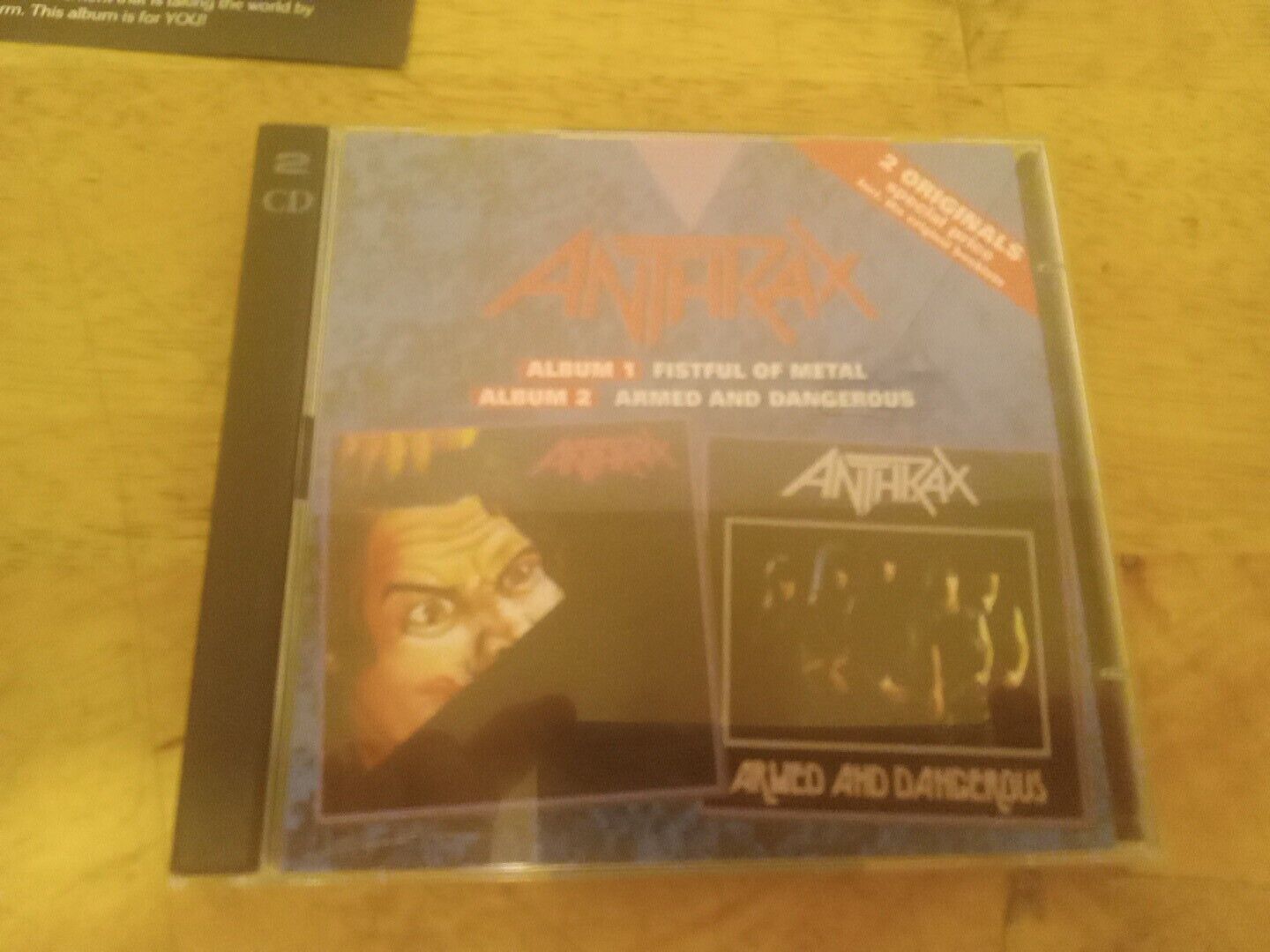 Anthrax - Fistful of Metal 1984 (1987) / Armed German  pressing 2CD SPV 1998 EX