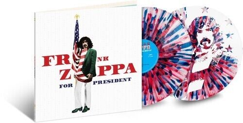 Frank Zappa For President 2024 RSD Red White Blue Splatter Colored Vinyl 2x LP