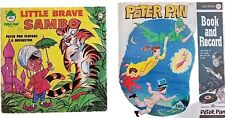 VTG LITTLE BRAVE SAMBO + PETER PAN book and record picture
