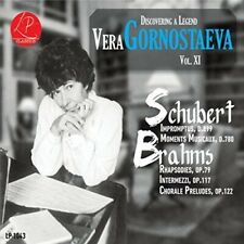 Vera Gornostaeva - Discovering a Legend XI: Piano Works of Schubert & Brahms CD picture