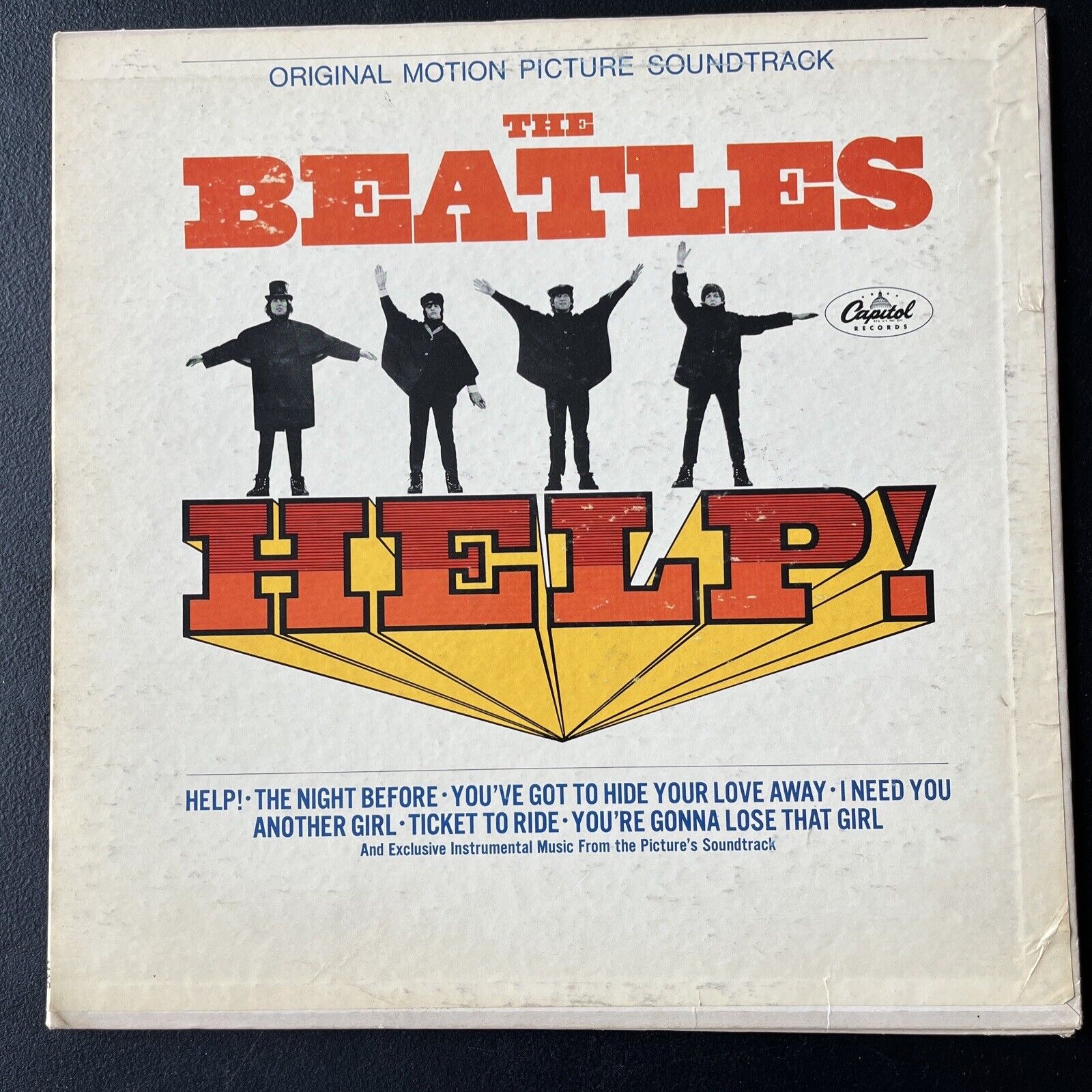 The Beatles HELP Soundtrack Vinyl, SMAS 2386, Capitol Records