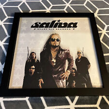 SALIVA Every Six Seconds 2001 METAL PLEXI FRAMED 12” Album Flat POSTER *No LP* picture
