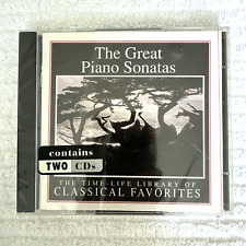 The Great Piano Sonatas: Contains TWO CDs From The Time Life Library NEW SEALED picture
