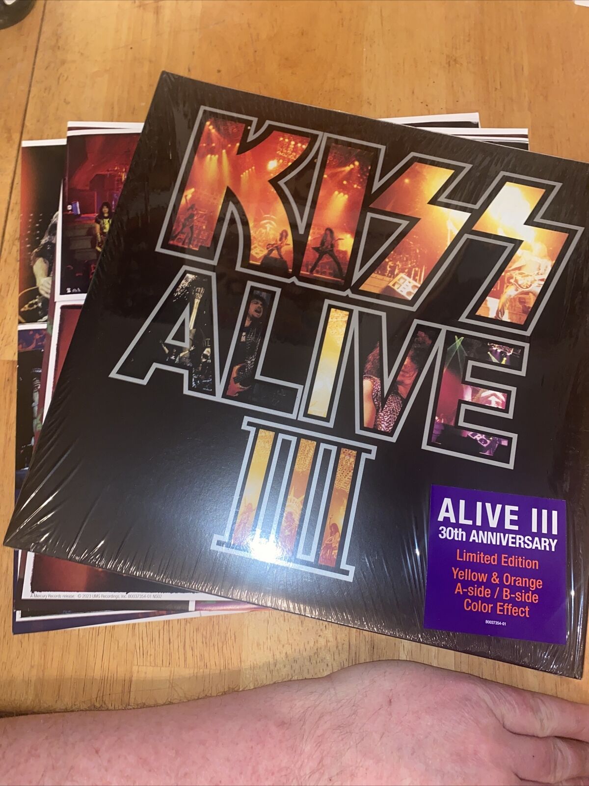 KISS Alive III US 2LP Set 30th Ltd. Ed. Yellow & Orange Swirl Vinyl See Descr.
