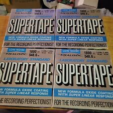 4 Lot Realistic SUPERTAPE Reel To Reel Recording High Output 7