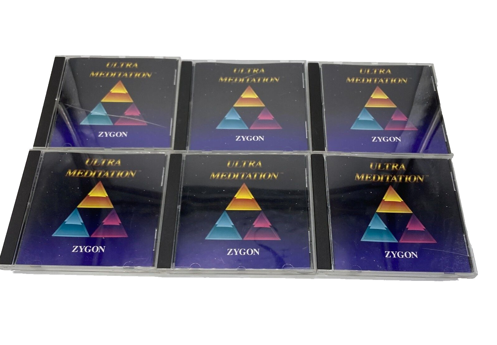 Lot of 6 Ultra Meditation Zygon CDs - Delta Beginner Theta Cetacean Near Death