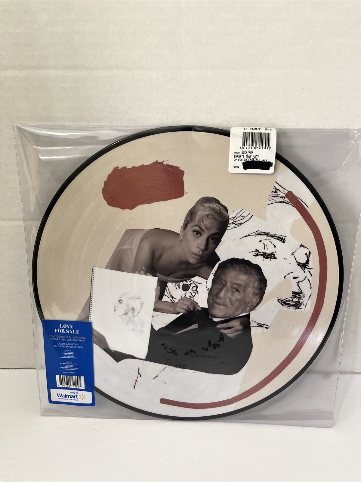 Tony Bennett & Lady GaGa ~ Love For Sale~ Picture Disc Vinyl LP ~ NEW
