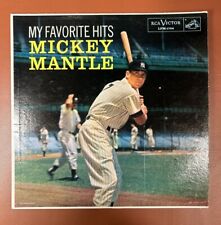 Vintage 1958 Mickey Mantle My Favorite Hits Vinyl RCA Victor LP Yankees - VG  picture