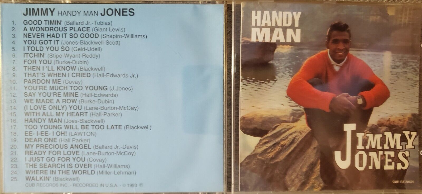 Jimmy Jones Handy Man CD Cub 1993 FAST SHIP FROM USA